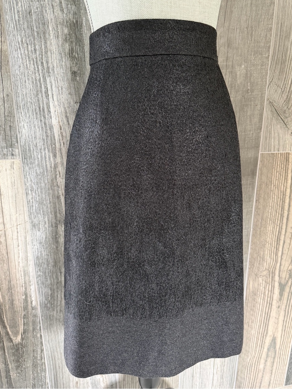 Akris Punto Textured Wool-Blend Pencil Skirt